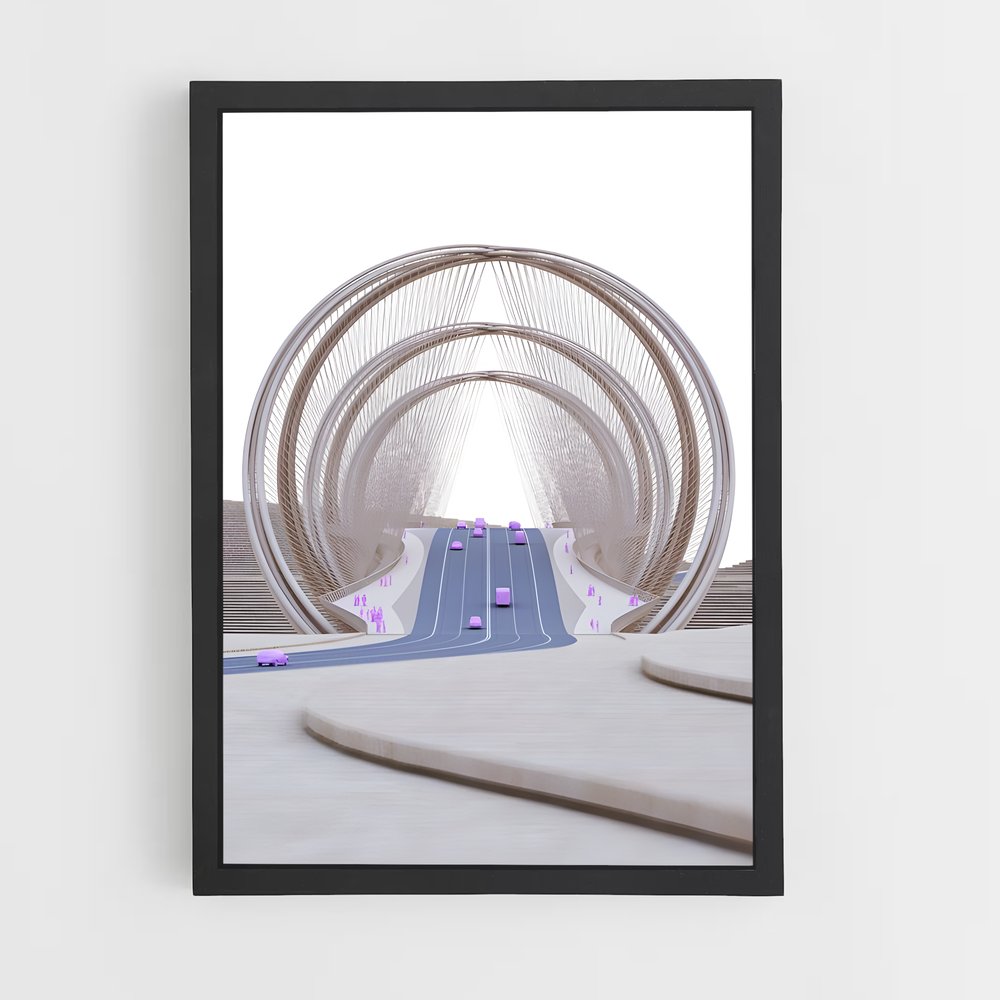 Poster Passage Mythique – affiche Jeux Olympiques (vue 2)